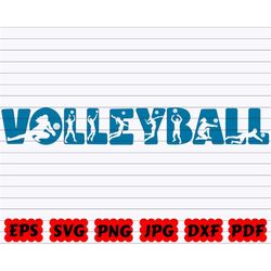 volleyball design svg | sport design svg | volleyball cut file | volleyball clipart | volleyball shirt | sport cut file