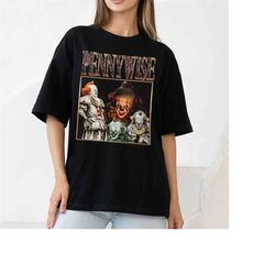 Pennywise Clown Vintage Shirt, Pennywise Horror Sweatshirt, Pennywise Sweatshirt, Killer Clown, Halloween Clown, Spooky