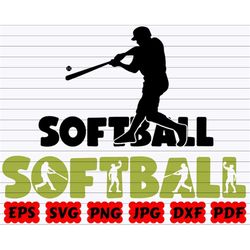 softball design svg | softball player svg | softball ball svg | softball cut file | softball silhouette | softball life