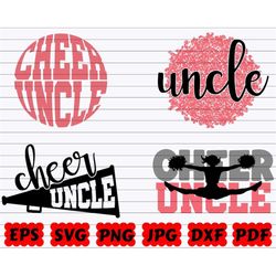 Cheer Uncle SVG | Uncle SVG | Cheer Family SVG | Uncle Cut File | Huncle Svg | Best Uncle Svg | Cheer Clipart | Cheer Fa