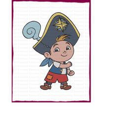 Cubby Jake And The Never Land Pirates Fill Embroidery Design 3 - Instant Download