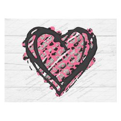 Leopard Heart PNG, Leopard Heart Sublimation,Heart Png, Valentine Png, Sublimation, Valentine Shirt, Valentines Day,Vale