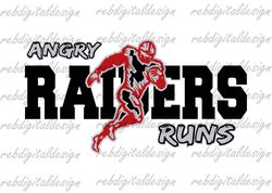 Angry Runs Raiders, SVG PNG PDF EPs instant download cutting files cricut instant download