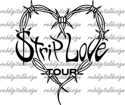 Strip Love Tour Svg, Karol G, Las Bichotas no lloran Mamiii SVG PNG PDF Eps Instant Digital Download Clipart Vector Outl