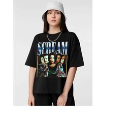 Drew Barrymore SCREAM Shirt, Let's Watch Scary Movie Shirt, Vintage Drew Barrymore SCREAM Shirt,Scary Horror Shirt, Stu