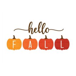 Hello Fall Svg, Fall svg, Fall Door Sign svg, Pumpkin svg, Halloween svg, Hello Fall Png, Thanksgiving svg, Cricut, Silh
