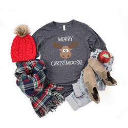 Merry Christmoose Shirt, Moose Shirt, Merry Christmas, Funny Christmas Shirt, Christmas Shirt, Christmas Family Shirt, G