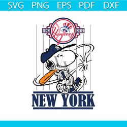 New York Yankees Snoopy Svg, New York Yankees Digital Download