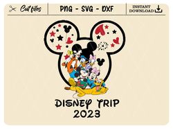 Family Trip 2023 Png, Family Vacation Png, Vacay Mode Png, Magical Kingdom Png, Files For Sublimation, Only Png, Svg, Dx