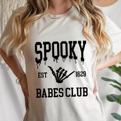 Spooky Babes Club svg, halloween svg, spooky svg, spooky season svg, funny halloween svg, witch svg,