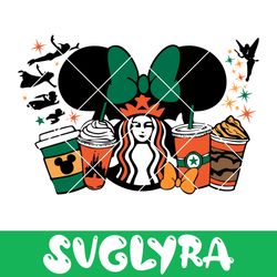 Starbucks Disney Svg, Coffee Pumpkin Spice Svg, Latte Coffee Svg
