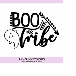 Boo Tribe Svg, Halloween Svg, Ghost Svg, Ghoul Svg, Kids Halloween Svg, Boo Svg, silhouette cricut cut files, svg, dxf,