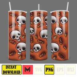 3D Inflated Sublimation Tumbler Design Download PNG, 20 Oz Digital Tumbler Wrap PNG , Instant Download (17)