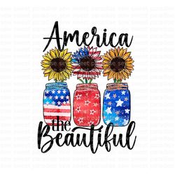 4th of July PNG, America the Beautiful PNG, Patriotic, America, Digital Download, Sublimation, Clipart ***This is not an