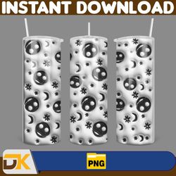 3D Inflated Sublimation Tumbler Design Download PNG, 20 Oz Digital Tumbler Wrap PNG , Instant Download (8)