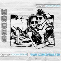 Western Boys Lovers svg | Cowboy Clipart | Howdy Stencil | Rodeo Stencil | Cowgirls Shirt png | Dreamland dxf | Dry Land
