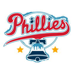 Phillies Baseball Bell Stars Svg Digital Download