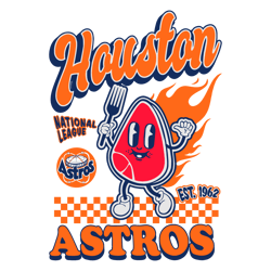 Houston Astros Mitchell And Ness Cooperstown Collection Food Concessions Svg