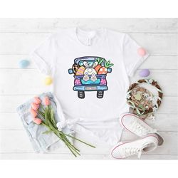 Easter Truck Shirt, Cute Bunny Shirt, Custom Easter Shirt, Easter Bunny Shirt, Kids Easter Shirt, Easter Carrot Shirt, H