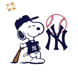 Snoopy New York Yankees, Snoopy New York Yankees Svg, New York Yankees Png