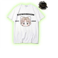 Sunghoon Enhypen Shirt, Sunghoon Enhypen Chibi Shirt, Enhypen Fanart Shirt, Enhypen Kpop Shirt, Enhypen Shirt, Enhypen M