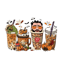 Bad Bunny Halloween Coffee Png, Fall Coffee Halloween Png, Halloween Coffee Png, Movie Coffee Halloween Digital Download