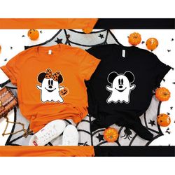 Ghost Mickey Minnie Disney Halloween Shirt, Mickey Minnie Halloween Shirt, Disney Halloween Shirt, Mickey Boo Halloween,