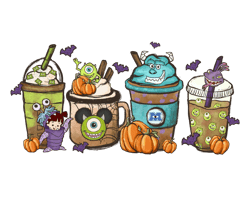 Disney Halloween Coffee Png, Fall Coffee Halloween Png, Halloween Coffee Png, Movie Coffee Halloween Digital Download