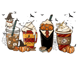 Harry Halloween Coffee Png, Fall Coffee Halloween Png, Halloween Coffee Png, Movie Coffee Halloween Digital Download
