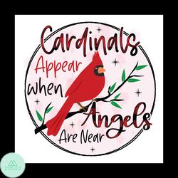 Cardinals Appear When Angels Are Near Png, Christmas Png, Christmas Tree Png
