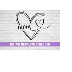 Mom heart svg, Mothers Day SVG, Mothers Day Clip Art, Mom mug svg, Mom Apron svg, Gift for Mother in Law, Mother's Day C