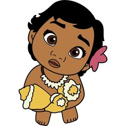 QualityPerfectionUS Digital Download - Moana Baby  - PNG, SVG File for Cricut, HTV, Instant Download