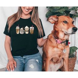 Dog Mama Shirt, Coffee Mom Shirt, Dog Lover Shirt, Coffee Cups Shirt, Dog Mom Coffee Cups, Mothers Day Shirt, Mom Shirt,