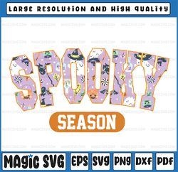 Retro Spooky Season Png, Retro Halloween Png, Halloween Horror Png, Halloween Png, Digital Download