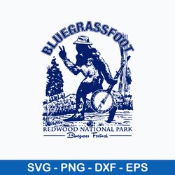 Bluegrassfoot Bluegrass Banjo Folk Svg, Bluegrass Svg, Png Dxf Eps File