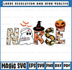 Halloween Nurse Png, Spooky Nurse School Png, Nurse Life Halloween Nurse Png, Happy Halloween Png, Digital Download