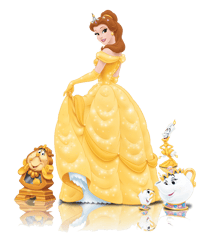 Beauty and the Beast SVG PNG Clipart, Belle SVG, Make Beauty and the Beast cake topper or birthday invitation, svg
