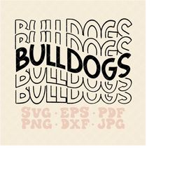 Bulldogs SVG, bulldogs school mascot svg, school spirit svg, custom school svg, custom mascot svg, bulldogs mascot svg,