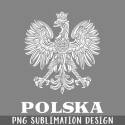 Vintage Style PolandPolish Eagle Flag PNG Download