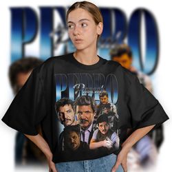 Limited Pedro Pascal Vintage T-Shirt, Graphic Unisex T-shirt, Retro 90s Fans Homage T-shirt, Gift For Women and Men