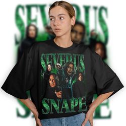 Limited Severus Snape Vintage T-Shirt, Graphic Unisex T-shirt, Retro 90s Fans Homage Severus Snape T-shirt, Gift For Wom