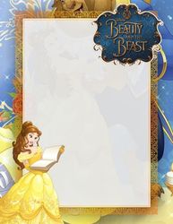 Beauty and the Beast SVG PNG Clipart, Belle SVG, Make Beauty and the Beast cake topper or birthday invitation, svg