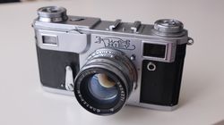 KIEV 4A Russian USSR Contax Copy 35mm Camera Jupiter 8m Lens Vintage Decor