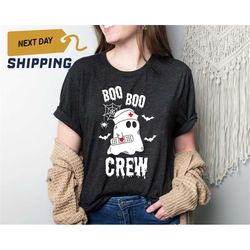 Boo Shirt, Boo Crew Shirt, Halloween Shirt, Cute Halloween shirts, Halloween Nurse Shirts, Funny Halloween Shirts, Cute