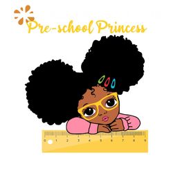 Back To School Svg, Preschool Princess Svg, Little girl Svg, Student Svg