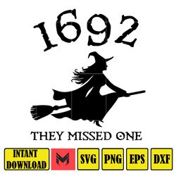 Salem 1692 They Missed One Svg, Salem 1692 Svg, Halloween Svg, Salem Massachusetts Svg, Halloween Witch Svg (13)