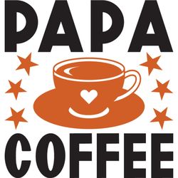 Funny Fathers Loved Hot Coffee Gifts SVG