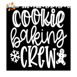 Cookie Baking Crew Svg, Christmas Svg, Christmas Baking Gift Svg, Baking Svg, Christmas Apron Svg, Baking Iron On Png, D