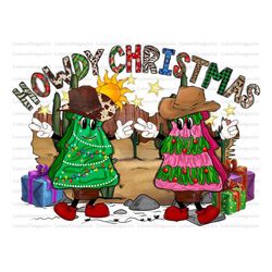 Howdy Christmas PNG, Merry Christmas, Christmas Tree, Leopard, Christmas,Howdy Tree, Western Design,Digital Download,Sub