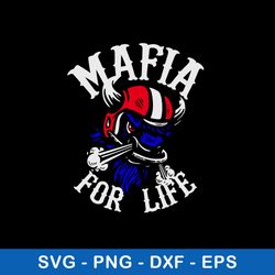 Mafia For Life Buffalo Bills Svg, Buffalo Bills Svg, Nfl Svg, Png Dxf Eps File